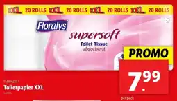 Lidl Floralys Toiletpapier XXL aanbieding