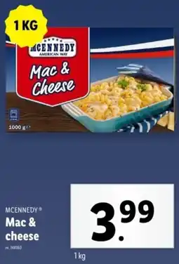 Lidl Mcennedy Mac & cheese aanbieding