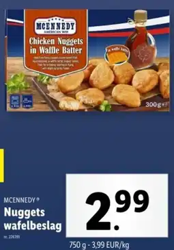 Lidl Mcennedy Nuggets wafelbeslag aanbieding
