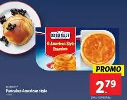 Lidl Mcennedy Pancakes American style aanbieding
