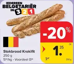 Carrefour Stokbrood Krokifi t aanbieding