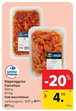 Carrefour Kippengyros Carrefour aanbieding