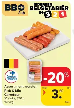 Carrefour Assortiment worsten Pick & Mix Carrefour aanbieding
