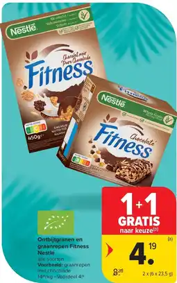 Carrefour Ontbijtgranen en graanrepen Fitness Nestlé aanbieding