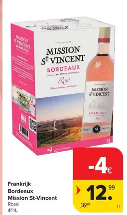 Carrefour Frankrijk Bordeaux Mission St-Vincent aanbieding