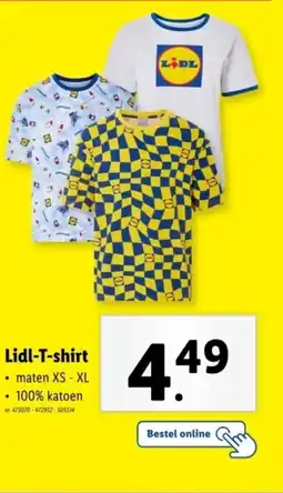 Lidl Lidl-T-shirt aanbieding