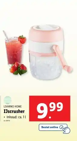Lidl Livarno home ijscrusher aanbieding