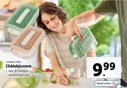 Lidl Livarno home ijsblokjesvorm aanbieding