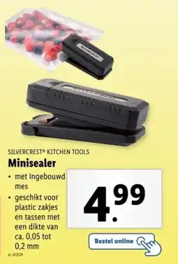 Lidl Silvercrest kitchen tools minisealer aanbieding