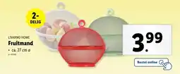 Lidl Livarno home fruitmand aanbieding
