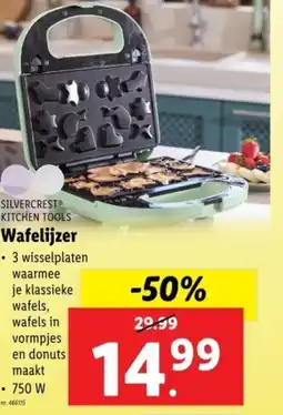 Lidl Silvercrest kitchen tools wafelijzer aanbieding