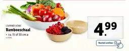 Lidl Livarno home bamboeschaal aanbieding