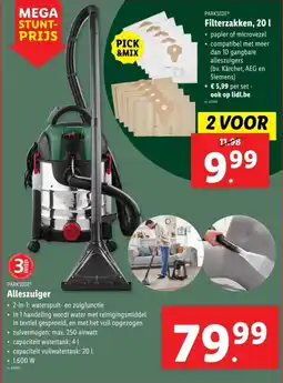 Lidl Parkside alleszuiger aanbieding