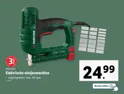 Lidl Parkside elektrische nietjesmachine aanbieding