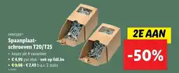 Lidl Parkside spaanplaat schroeven T20/T25 aanbieding