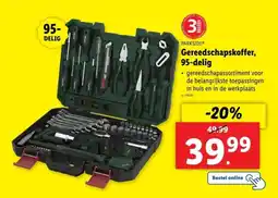 Lidl Parkside gereedschapskoffer aanbieding