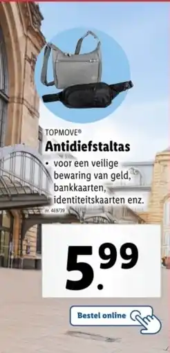 Lidl Topmove antidiefstaltas aanbieding