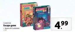 Lidl Clementoni escape game aanbieding