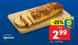 Lidl Le patissier appelcake aanbieding