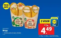 Lidl Chef select' wraps aanbieding
