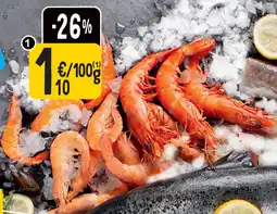 Cora Gekookte hele garnalen aanbieding