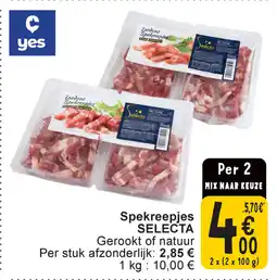 Cora Selecta spekreepjes aanbieding