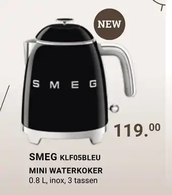 SMEG KLF05BLEU Mini Waterkoker