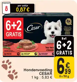 Cesar hondenvoeding