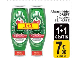 Cora Dreft afwasmiddel aanbieding