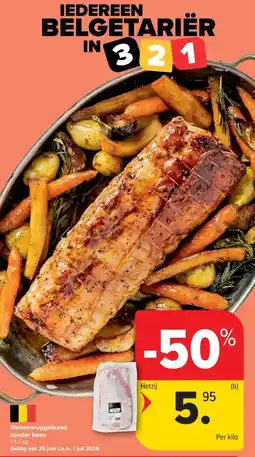 Carrefour Market Varkensruggebraad zonder been aanbieding