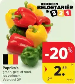 Carrefour Market Paprika's aanbieding