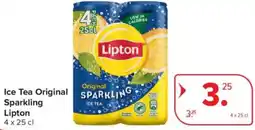 Carrefour Market Lipton ice tea original sparkling aanbieding