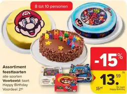 Carrefour Market Assortiment feesttaarten aanbieding