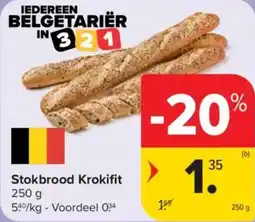 Carrefour Market Stokbrood Krokifit aanbieding
