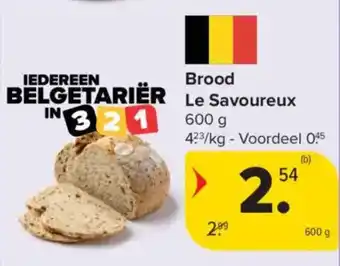 Carrefour Market Brood le savoureux aanbieding
