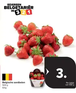 Carrefour Market Belgische aardbeien aanbieding