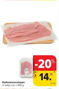 Carrefour Market Kalkoenescalopes aanbieding
