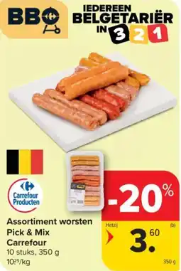 Carrefour Market Assortiment worsten Pick & Mix Carrefour aanbieding