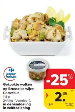 Carrefour Market Gekookte wulken op Brusselse wijze Carrefour aanbieding