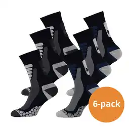 Decathlon Xtreme Wandelsokken 6-pack Multi Blue aanbieding