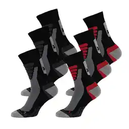 Decathlon Xtreme Wandelsokken 6-pack Multi Zwart aanbieding