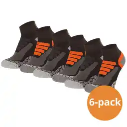 Decathlon Xtreme Wandelsokken Quarter 6-pack Multi Green aanbieding