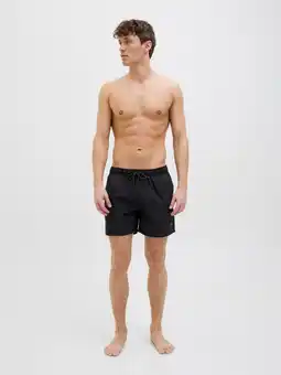Decathlon Zwembroek heren JPSTMAUI Solid AKM Zwart aanbieding