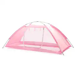 Decathlon Deconet TENDA Klamboetent-100x200cm-1pers-Roze aanbieding