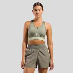 Decathlon Seamless high-support sportbeha met rits ODLO aanbieding