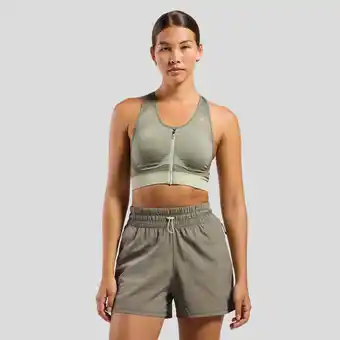 Decathlon Seamless high-support sportbeha met rits ODLO aanbieding