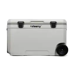 Decathlon Steamy Marine 70 Roller, Koelbox op Wielen, 70L, Wit aanbieding