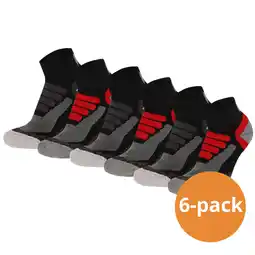 Decathlon Xtreme Wandelsokken Quarter 6-pack Multi Black aanbieding