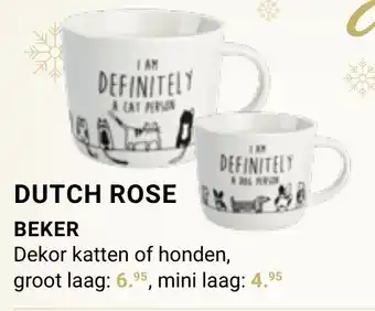 Dutch Rose Beker