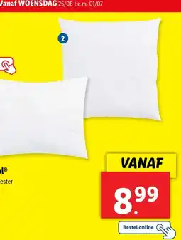 Lidl Hoofdkussen TopCool aanbieding